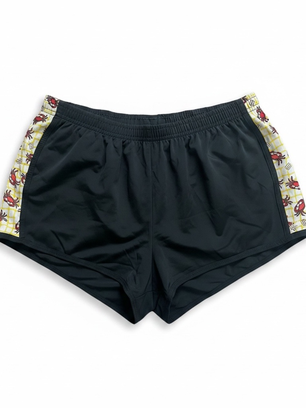 Spunkwear Black Athletic/Swim Shorts Athletic Swim Resort Beach Stretch Coastal